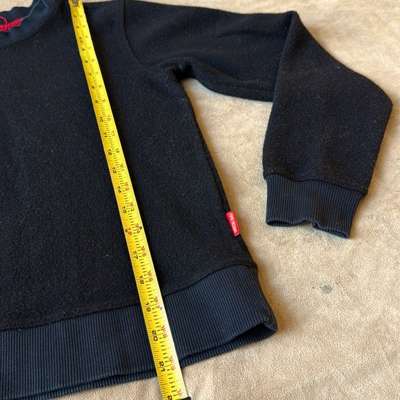 TOPO Designs black fleece/sherpa sweatshirt, women’s XS - Picture 6 of 7